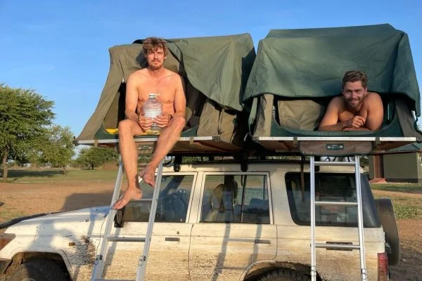 4x4 Car Rental With Double Rooftop Tent in East Africa